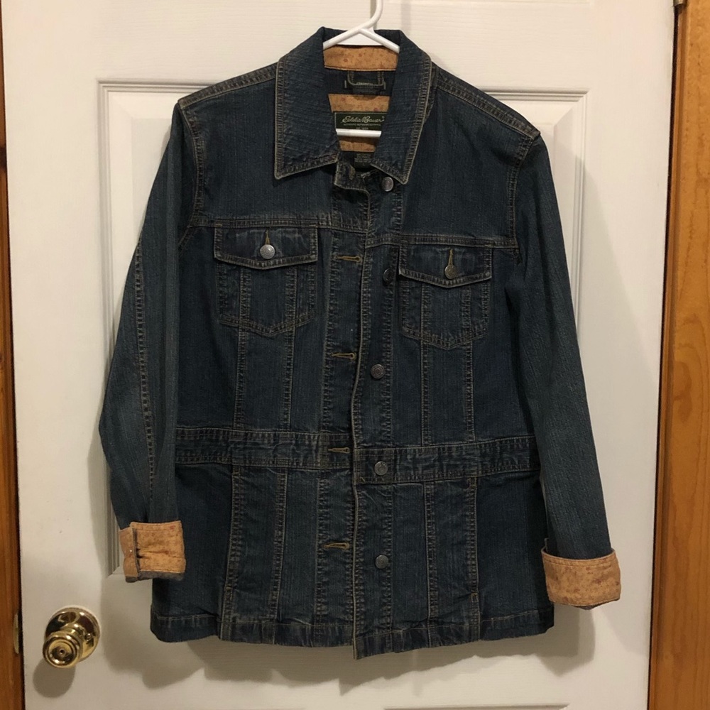 Eddie Bauer Jean jacket L